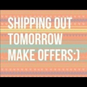 Make offer shipping tomorrow